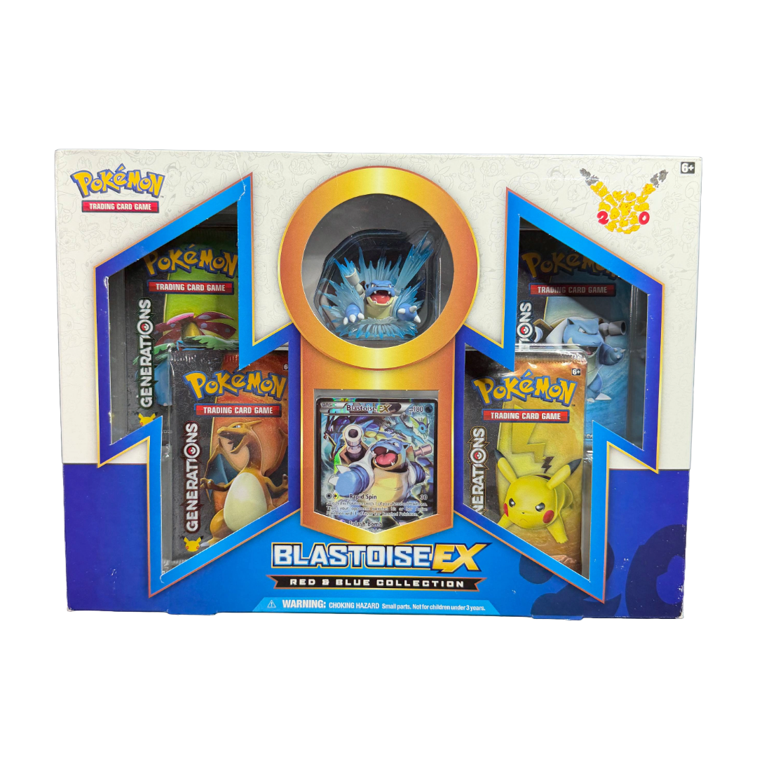 Red & Blue Figure Collection Box Blastoise