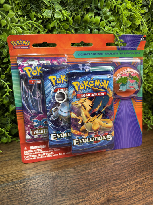 XY Venusaur Pin 3 Pack Blister IRL (IMG_5862)