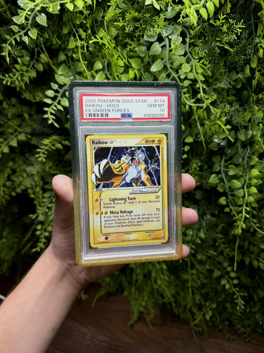 REAL PHOTO 2026-09-23 - PSA 10 EX Unseen Forces Gold Star Raikou #114 (Cert 43092096) (IMG_6590)