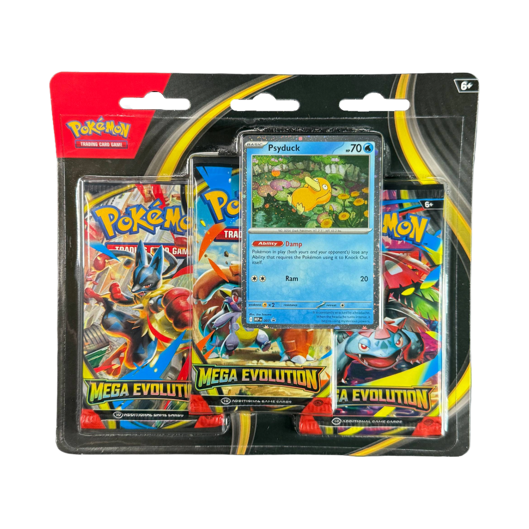 ME Mega Evolution 3 Pack Blister - Psyduck Promo