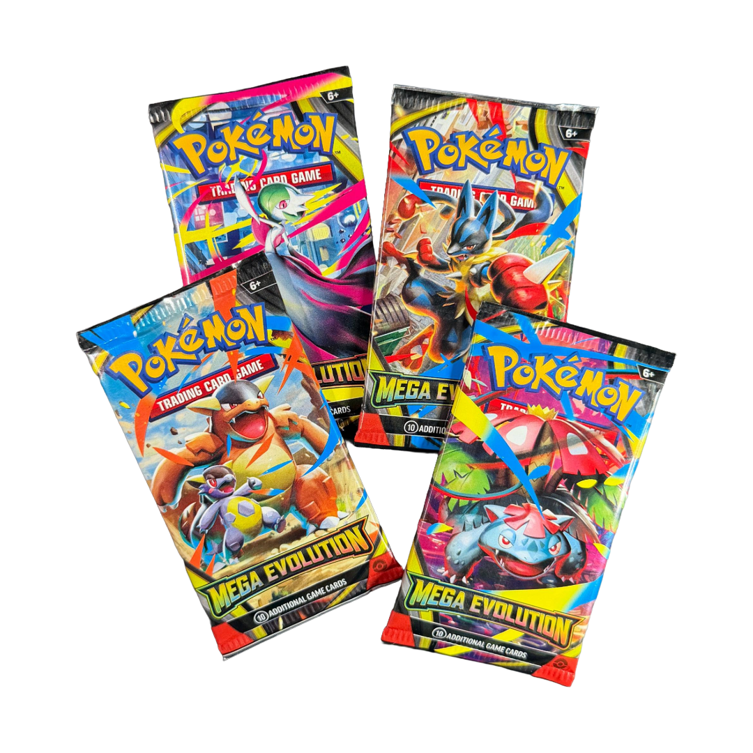 ME Mega Evolution Base Set Loose Packs Trading Co. ME Mega Evolution Base Set Loose Packs Trading Co.