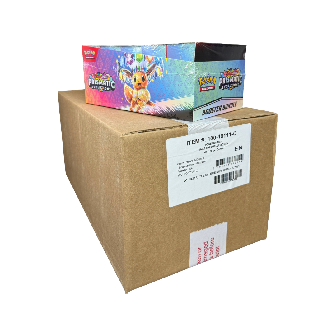 SV Prismatic Evolutions Booster Bundle Display Case