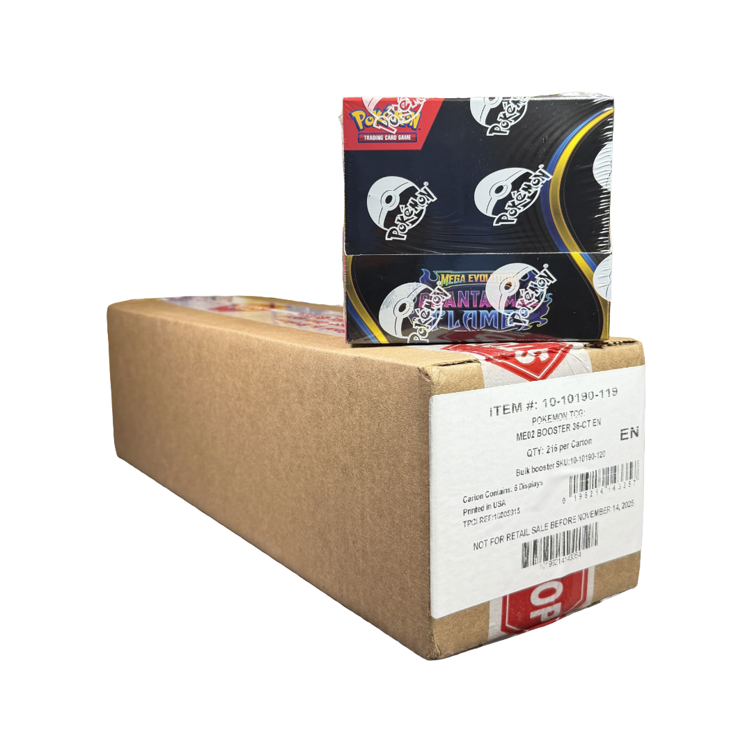 ME Phantasmal Flames Booster Box Case Loose Packs Trading Co. ME Phantasmal Flames Booster Box Case Loose Packs Trading Co.