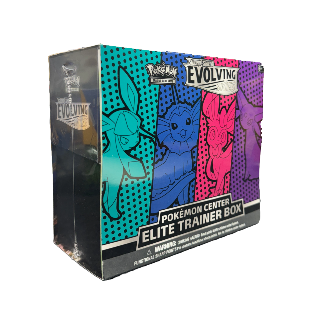 pokémon trading card game evolving skies elite trainer box SWSH Evolving Skies Elite Trainer Box – Loose Packs Trading Co
