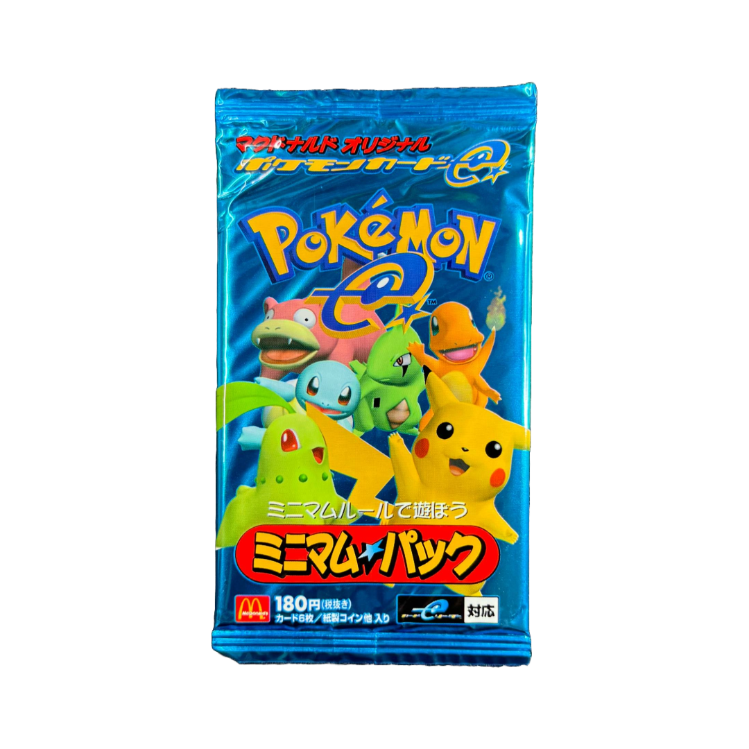 Japanese 2002 McDonalds E-Minimum Pokémon Booster Pack