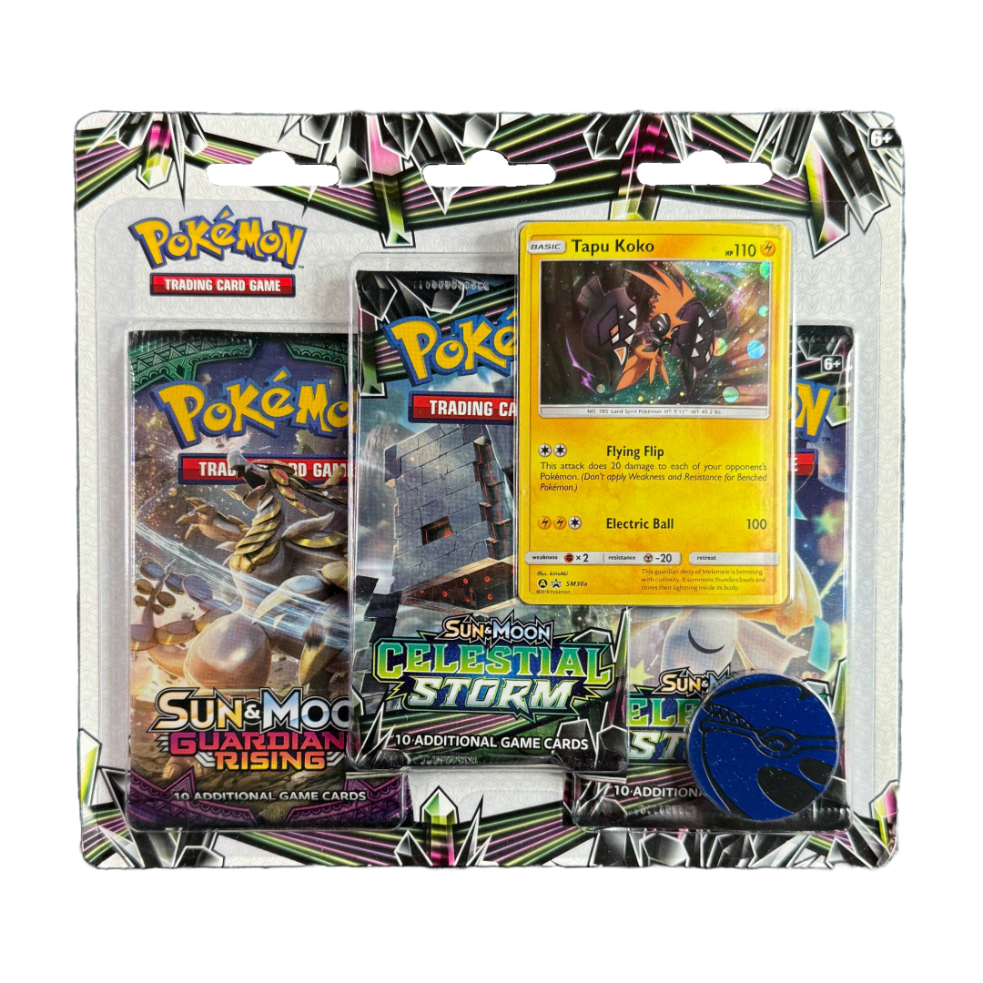 S&M Tapu Koko 3 Pack Blister