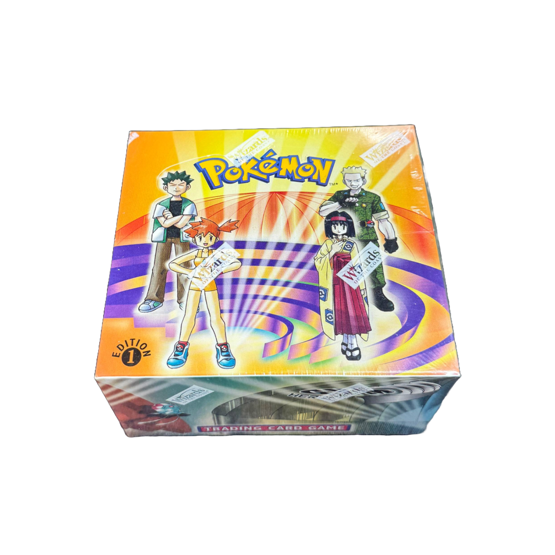 Gym Heroes 1st Edition Booster Box – Loose Packs Trading Co. Gym Heroes 1st Edition Booster Box – Loose Packs Trading Co.