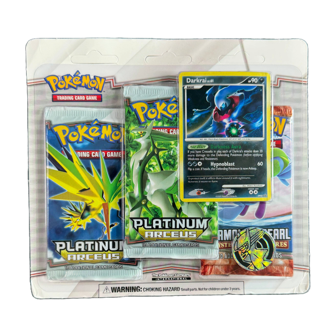 Platinum Arceus & Mysterious Treasures 3 Pack Blister Platinum Arceus & Mysterious Treasures 3 Pack Blister