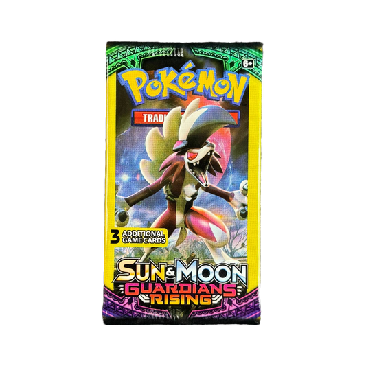 S&M Guardians Rising 3 Card Booster Pack - Lycanroc