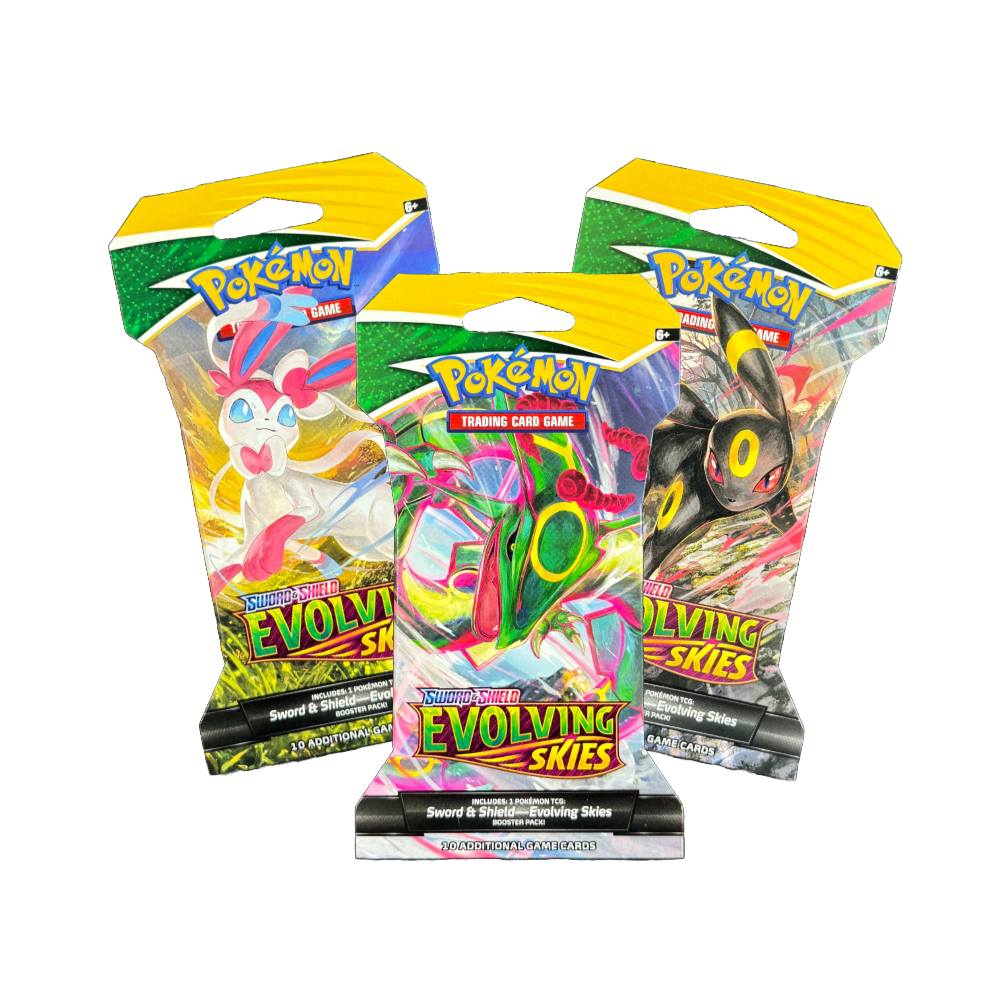 SWSH Evolving Skies Sleeved Loose Packs Trading Co. SWSH Evolving Skies Sleeved Loose Packs Trading Co.