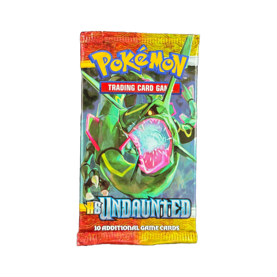 hgss undaunted booster box Pokemon HS Unleashed Secret Rare cards are included at an increased rate HS Undaunted Pokmon Booster Pack