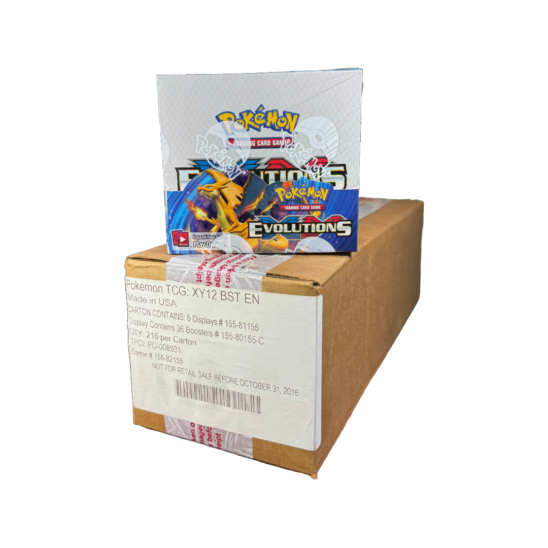 XY Evolutions Booster Box Case XY12 XY Evolutions Booster Box Case XY12