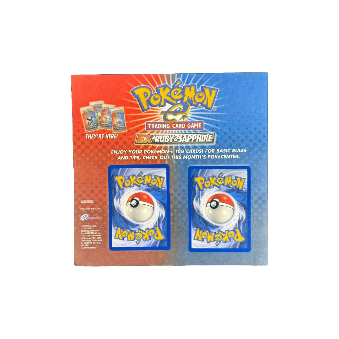 EX Kyogre & Groudon Mounted Flyer Black Star Promo