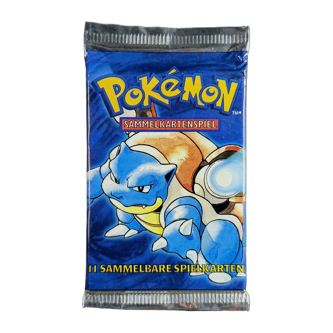 Base Set Booster Pack Unlimited German - Blastoise