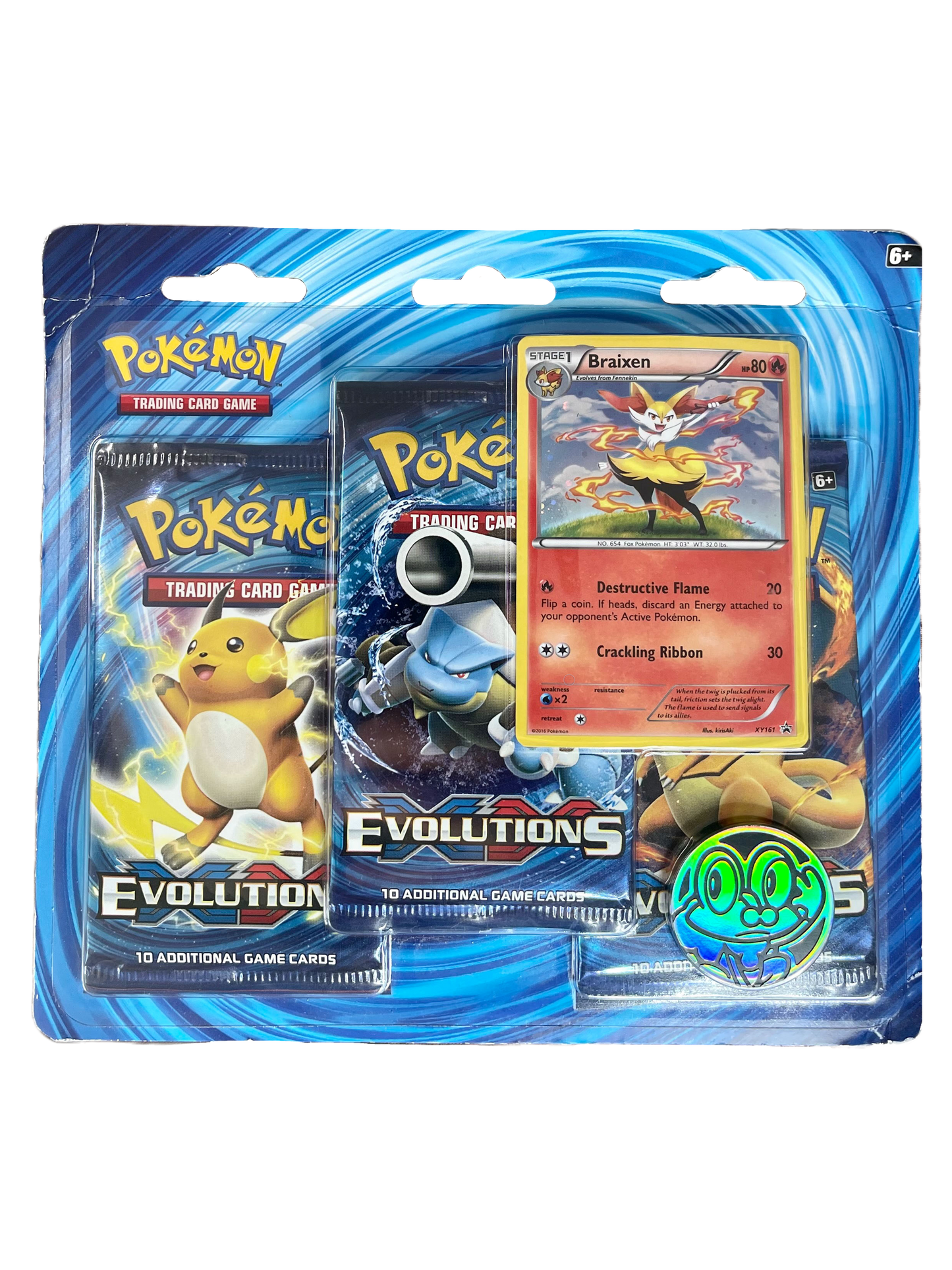 XY Evolutions 3 Pack Blister