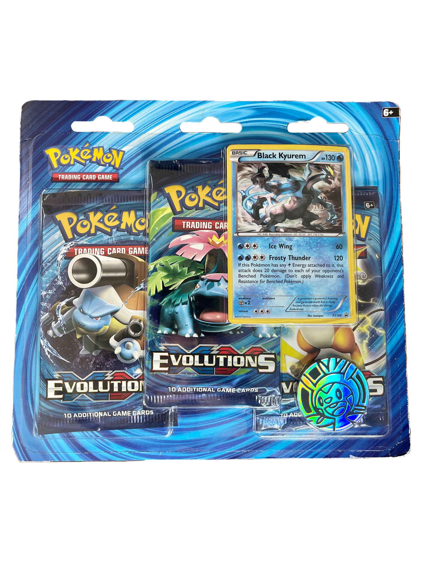 XY Evolutions 3 Pack Blister