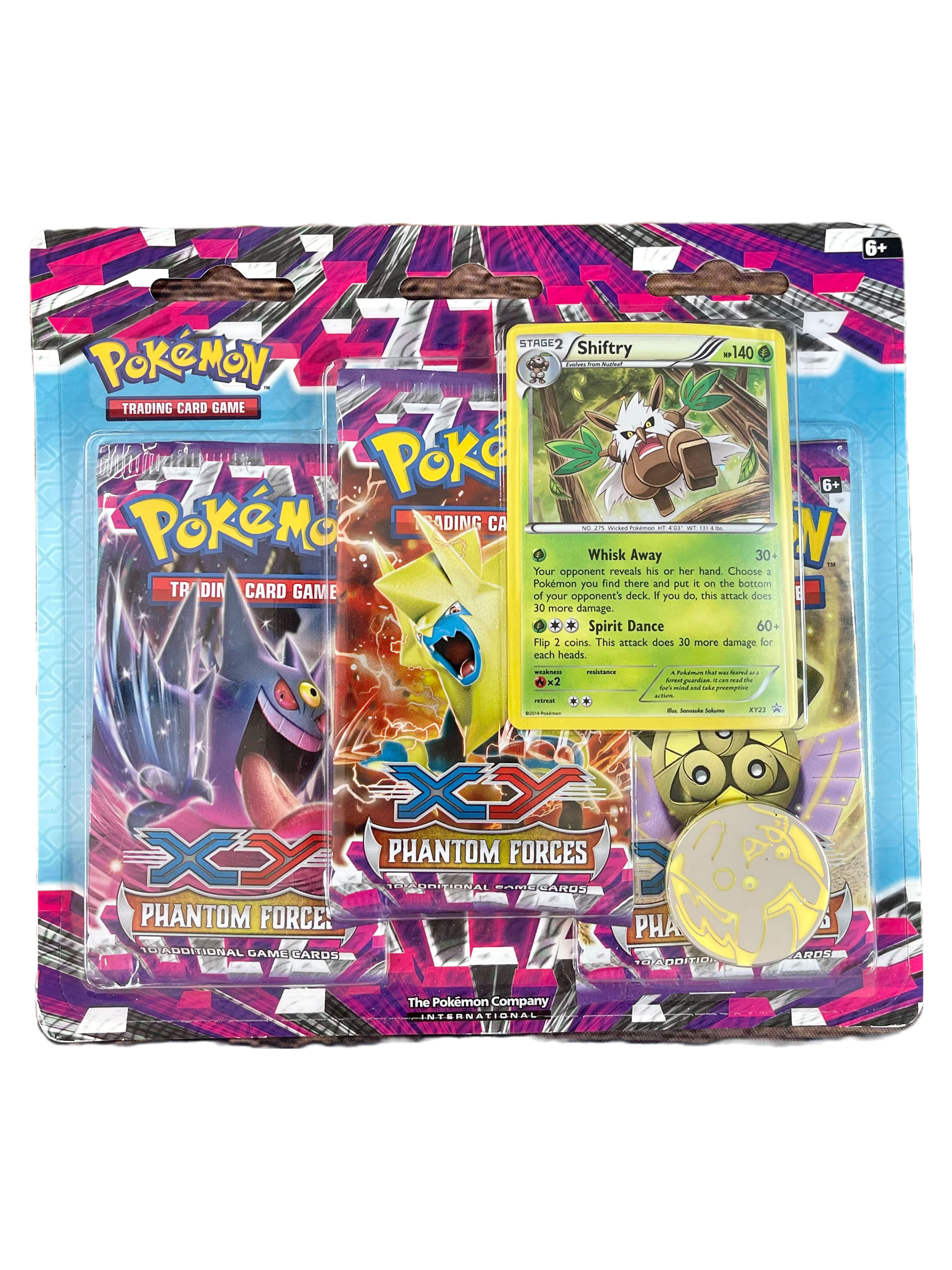 Pokémon Phantom Forces 3-pack Blister, booster pack, Promo card