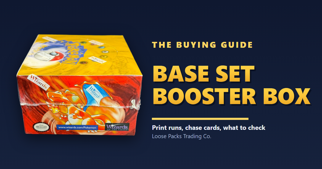 Base Set Booster Box Buying Guide: Print Runs, Chase Cards & What to Check