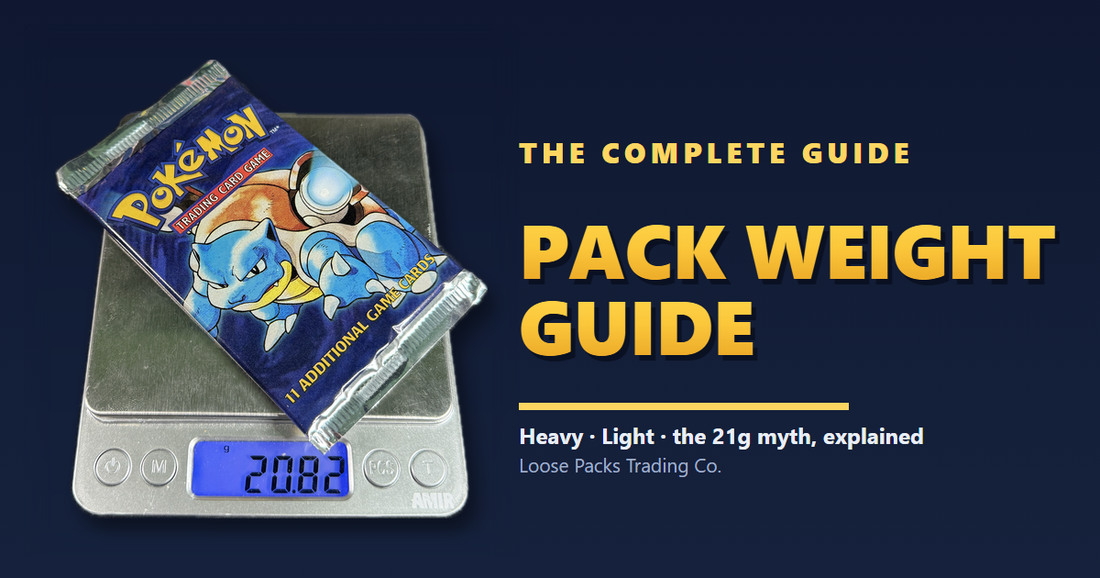 Pokémon Pack Weights: The Heavy vs. Light Guide