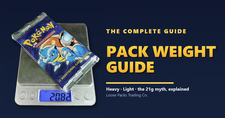Pokémon Pack Weights: The Heavy vs. Light Guide