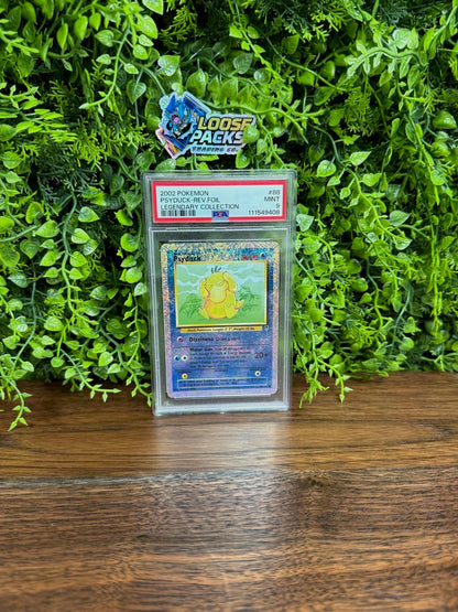 REAL PHOTO 2026-10-15 - PSA 9 Legendary Collection Psyduck Reverse Holo #88 (1Rszq8OuGNNedIW1Agq65zooZ2t75FpZw-2d1c14d17ce409ac78150612e50c58bb)