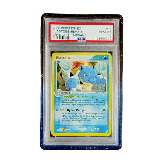 PSA 10 EX Crystal Guardians Blastoise Reverse Holo #14 (cutout 13Bu94QTpK3OBrismO1la8slgQX-U9-_k-IMG_7353)