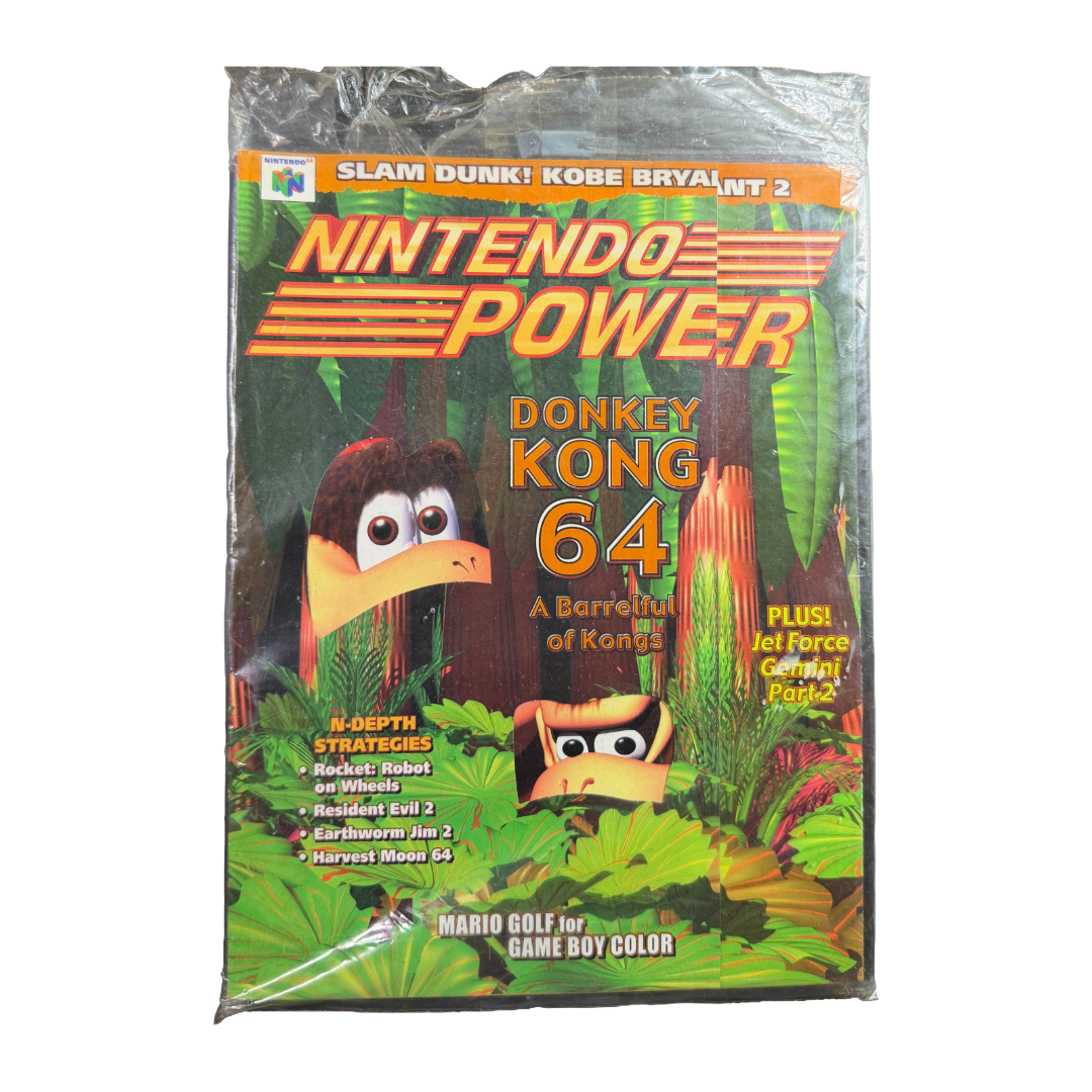 Nintendo Power Donkey Kong 64 Sealed Magazine