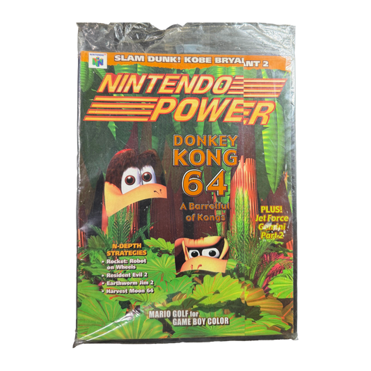 Nintendo Power Donkey Kong 64 Sealed Magazine