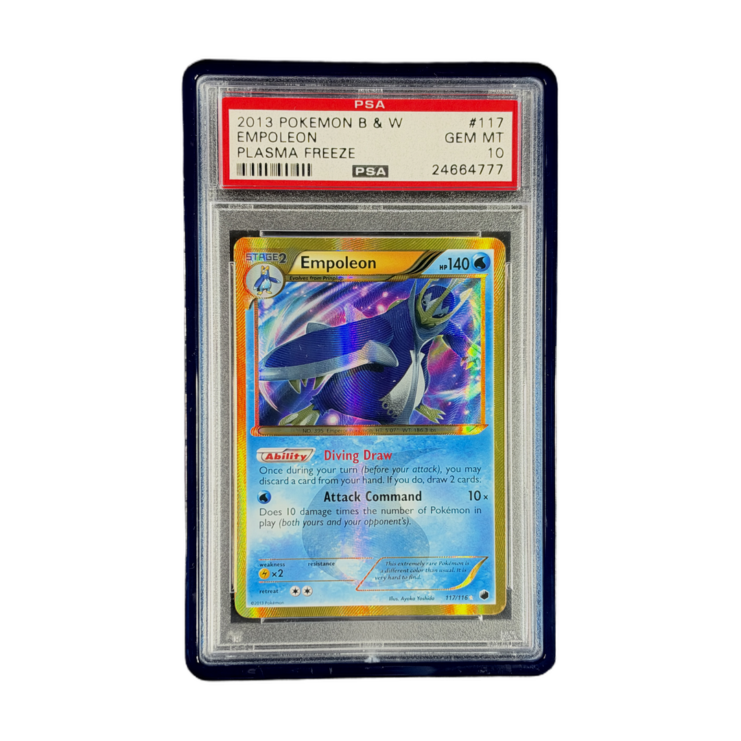 PSA 10 Plasma Freeze Empoleon #117 (cutout 1mYiiGbQ5eUKEFqhCniR8vkXQ6O-765ij-IMG_7352)