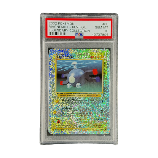 PSA 10 Legendary Collection Magnemite Reverse Holo #80 (cutout 1rtJjT2mQa62T6b1_riSCatmvMgWXsN3t-IMG_7357)