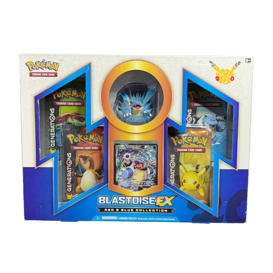 Red & Blue Figure Collection Box Blastoise