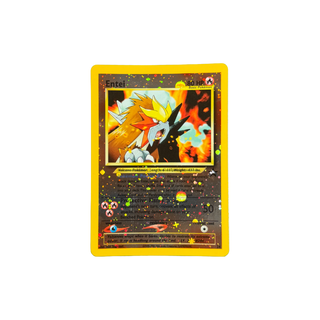 SEALED 2001 Entei #34 Black Star Movie Promo