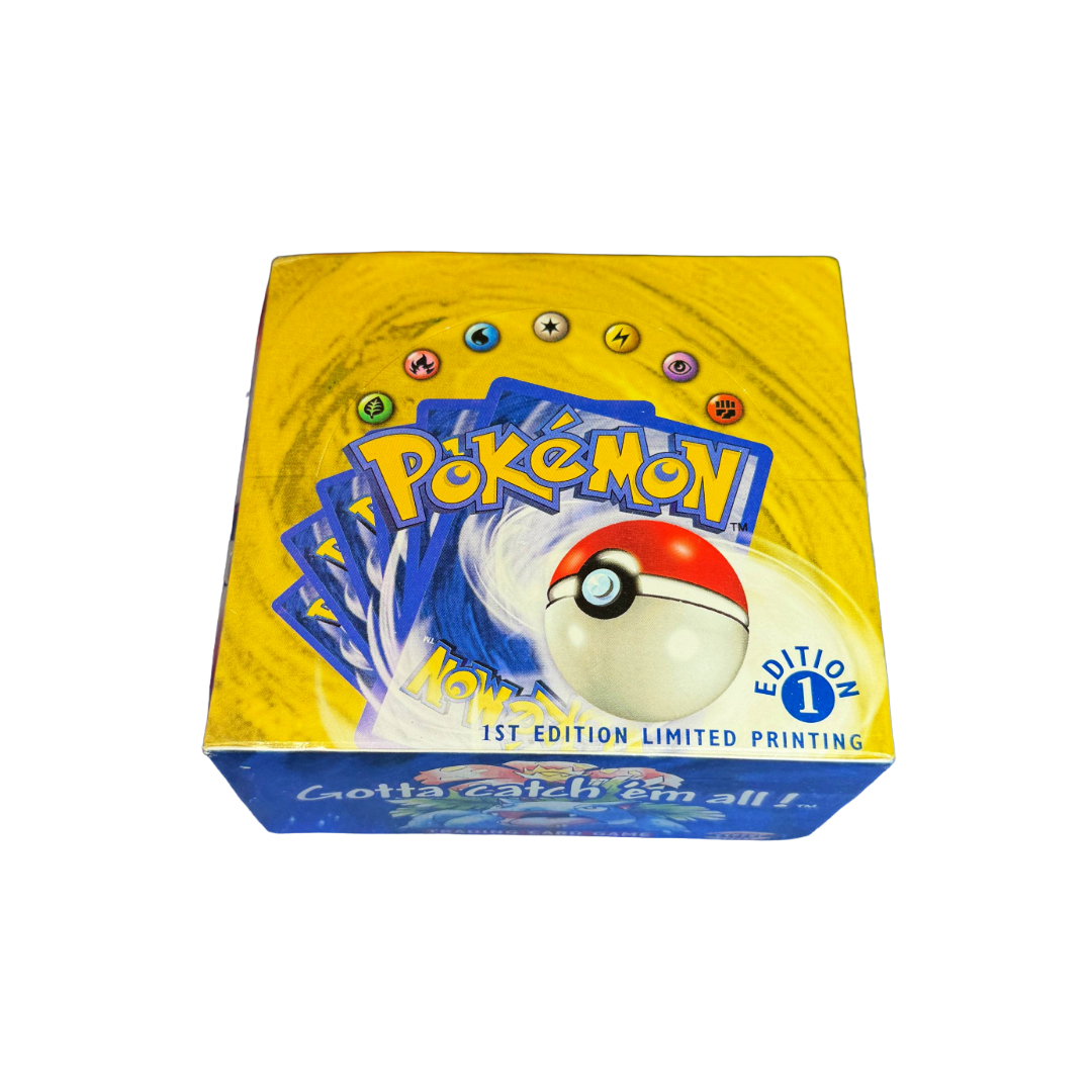 Base Set 1st Edition Shadowless Booster Box Loose Packs Trading Co. Base Set 1st Edition Shadowless Booster Box Loose Packs Trading Co.