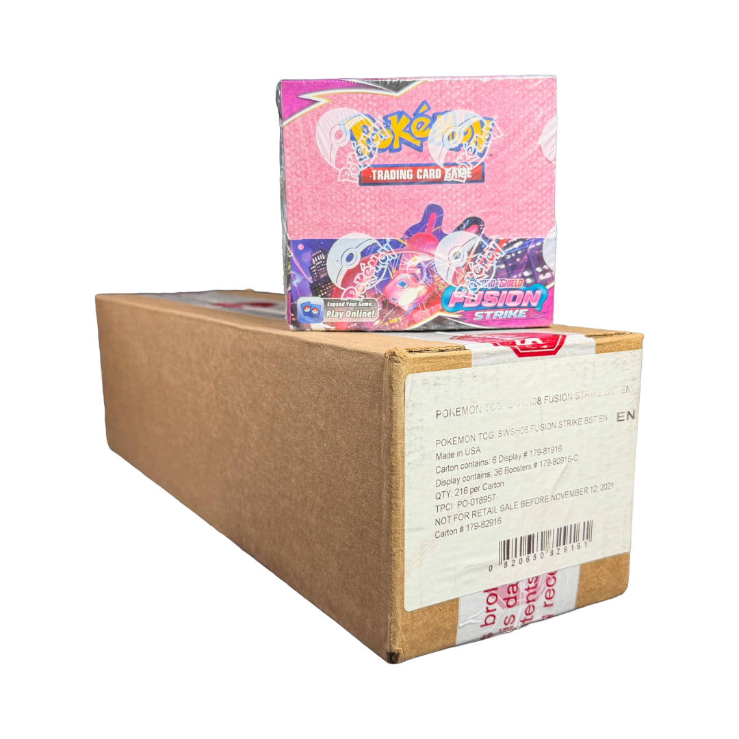 Swsh Packs SWSH Fusion Strike Booster Box Case – Loose Packs Trading Co.