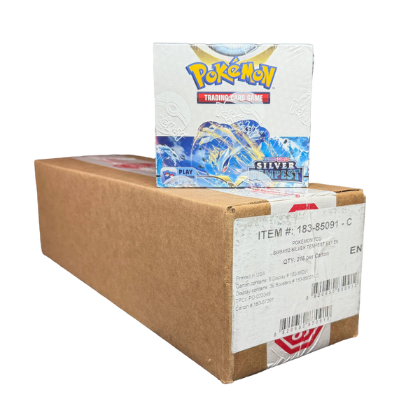 silver tempest booster box case SWSH Silver Tempest Booster Box Case – Loose Packs Trading Co