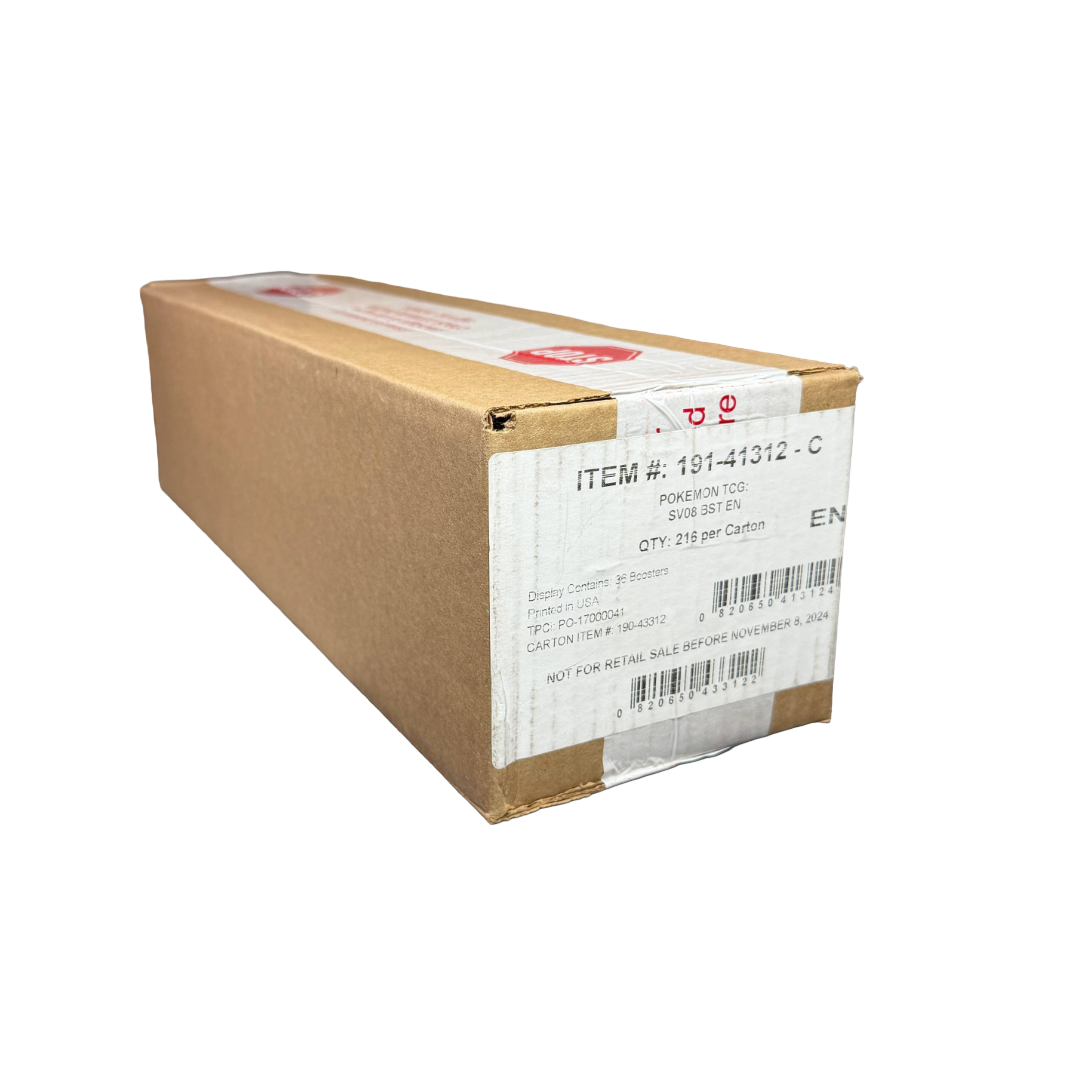 case of surging sparks booster boxes SV Surging Sparks Booster Box Case – Loose Packs Trading Co
