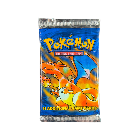 Base Set Factory Error - Charizard FAINT RED STRIPE