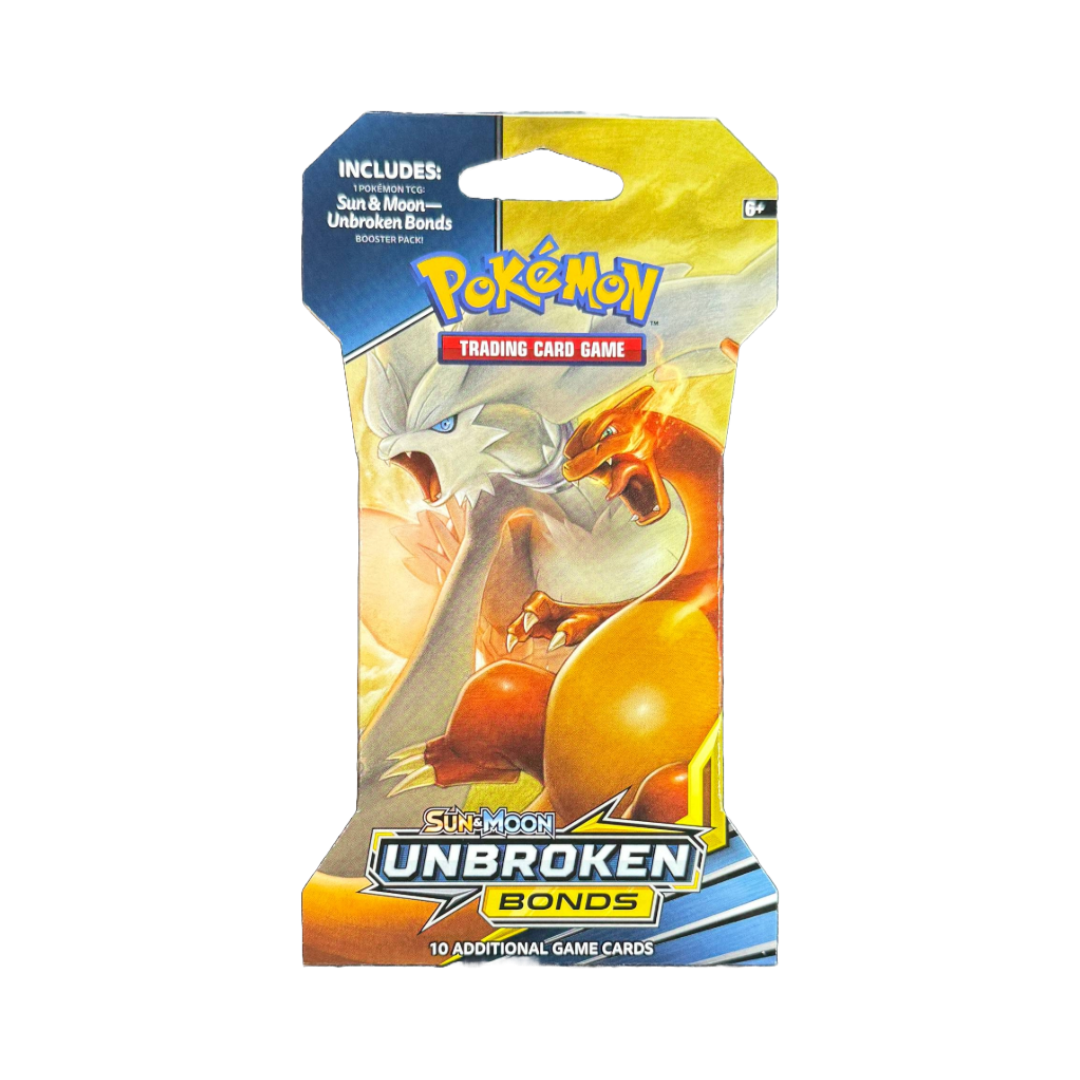 S&M Unbroken Bonds Sleeved - Reshiram & Charizard