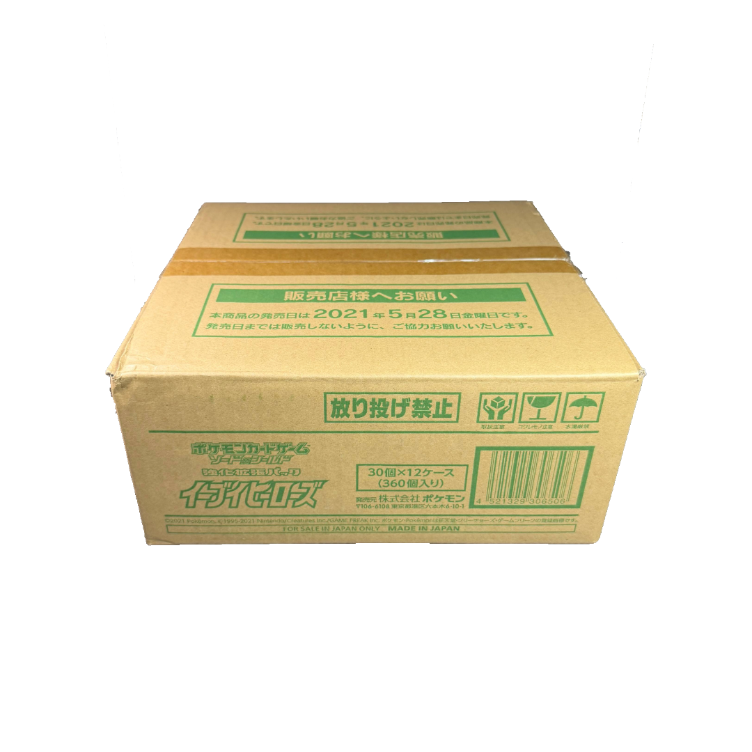 Japanese Eevee Heroes Booster Box Case S6a