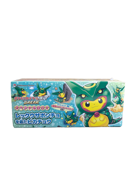 XY Poncho Pikachu Rayquaza Box