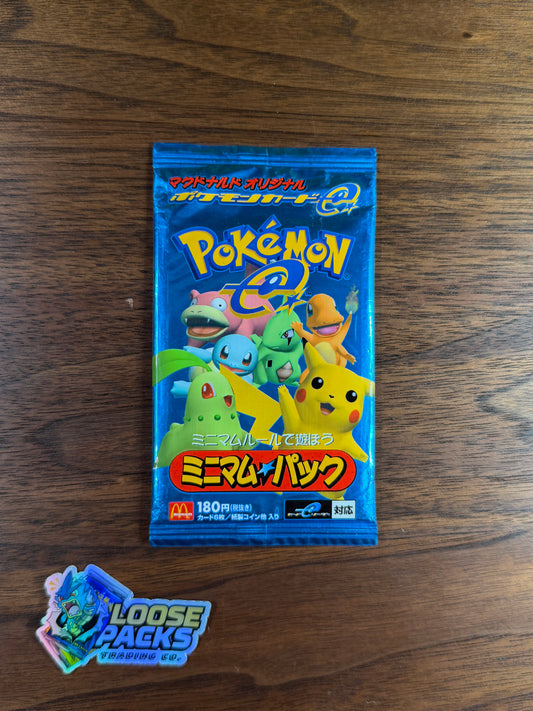 REAL PHOTO 2026-08-08 — Japanese McDonald's Pokémon-e Minimum Pack 2002 Booster Pack (IMG_5014)