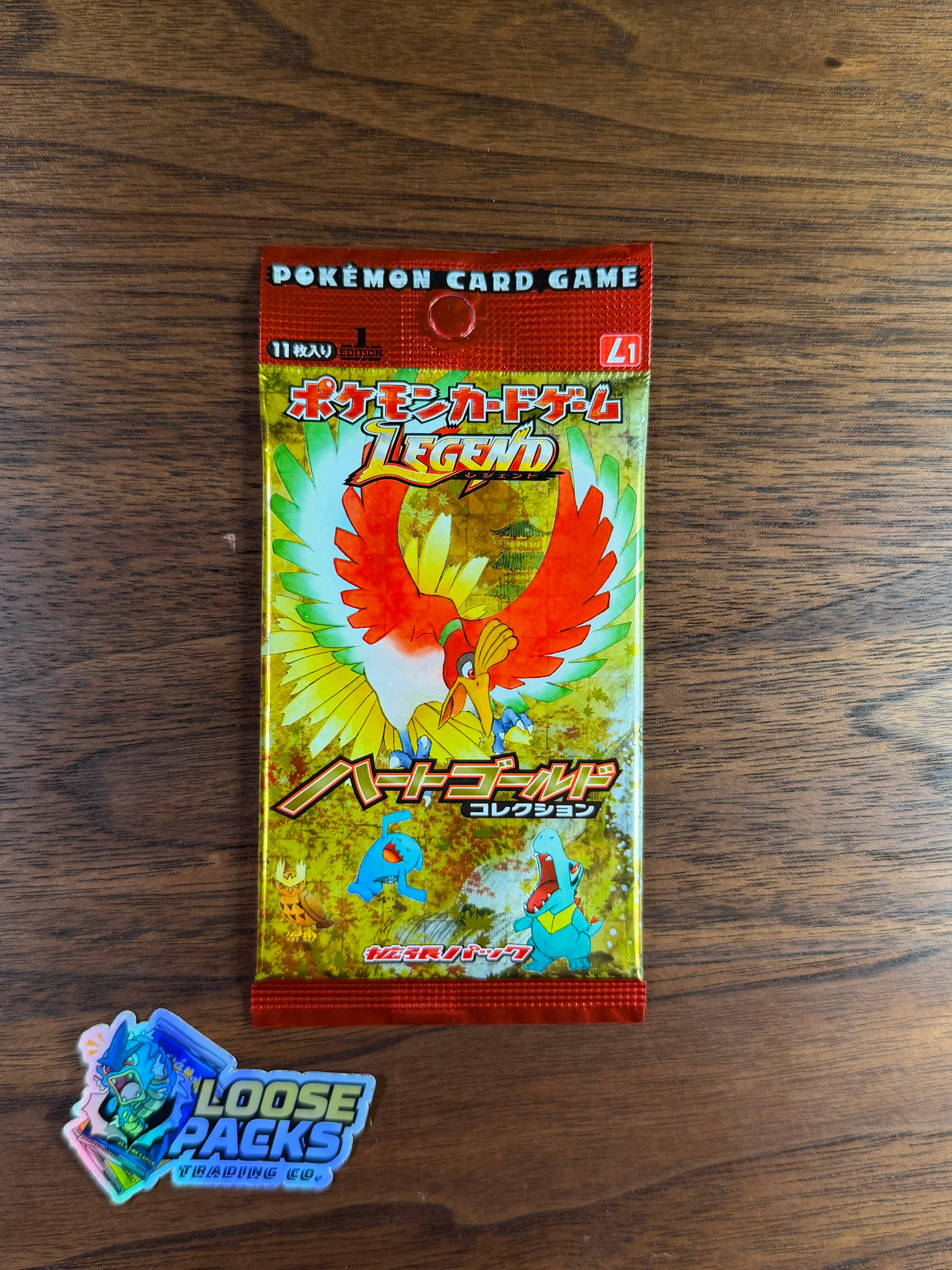 Japanese Heart Gold L1 Legend Pokémon Booster Pack | Loose Packs