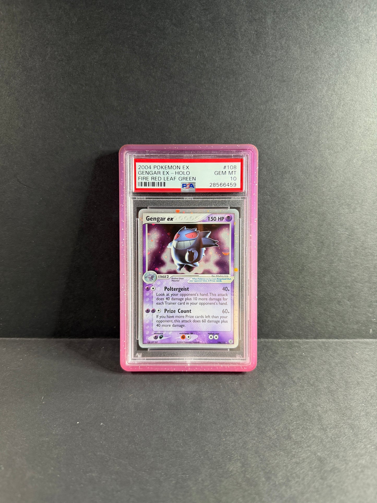 PSA 10 Gengar ex FireRed & LeafGreen cert 28566459 - featured front
