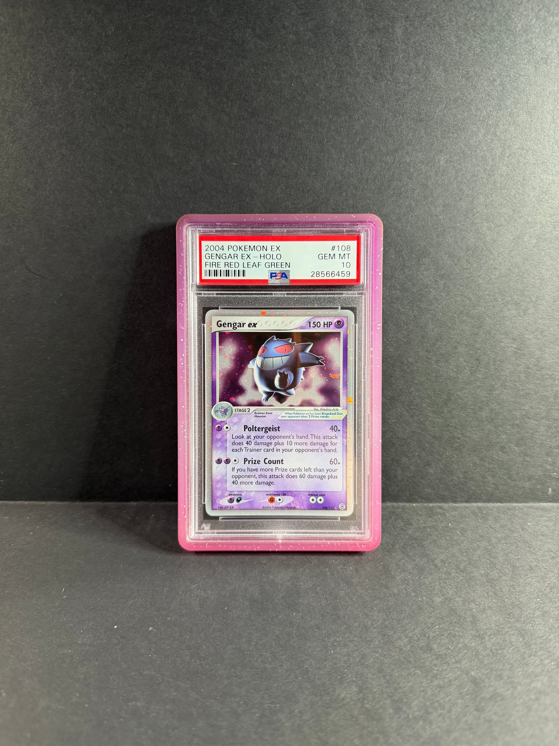 PSA 10 Gengar ex FireRed & LeafGreen cert 28566459 - featured front
