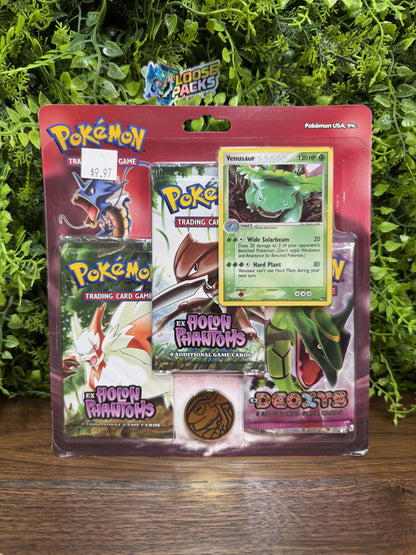 REAL PHOTO 2026-08-19 - EX Holon Phantoms / Deoxys 3 Pack Blister - Venusaur (IMG_5347)