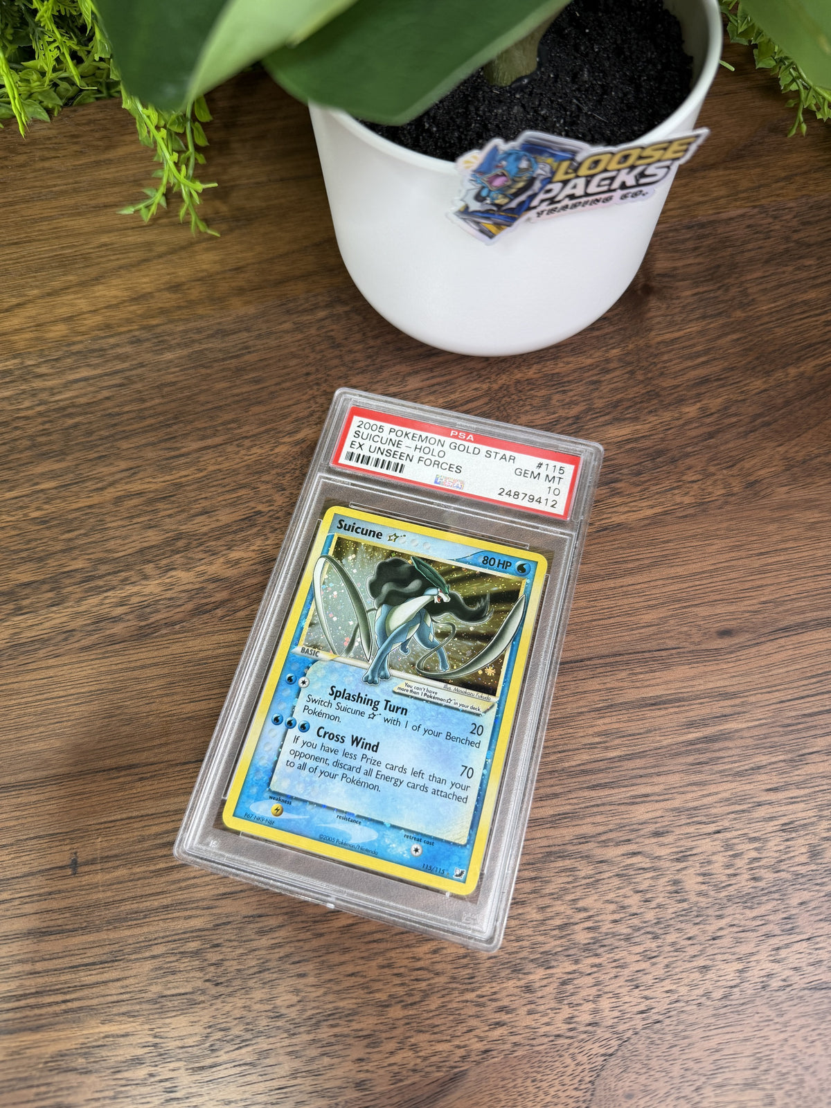 REAL PHOTO 2026-09-16 - PSA 10 EX Unseen Forces Gold Star Suicune #115 (IMG_6336)