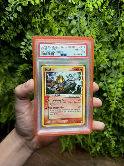 REAL PHOTO 2026-09-23 - PSA 10 EX Unseen Forces Gold Star Entei #113 (Cert 47578221) (IMG_6592)