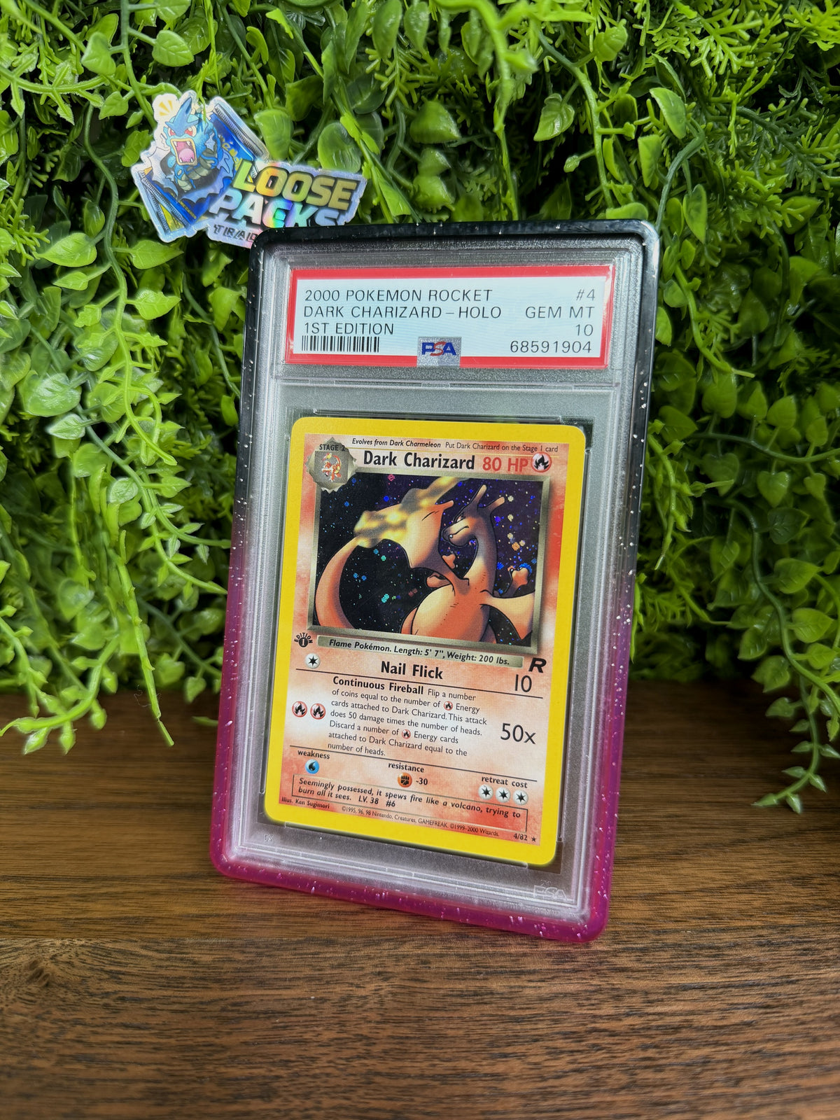 REAL PHOTO 2026-09-30 - PSA 10 Team Rocket Dark Charizard #4 1st Edition (Holo) (IMG_6829)