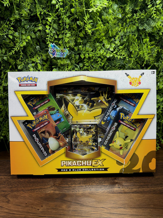 Red & Blue Collection Box Pikachu