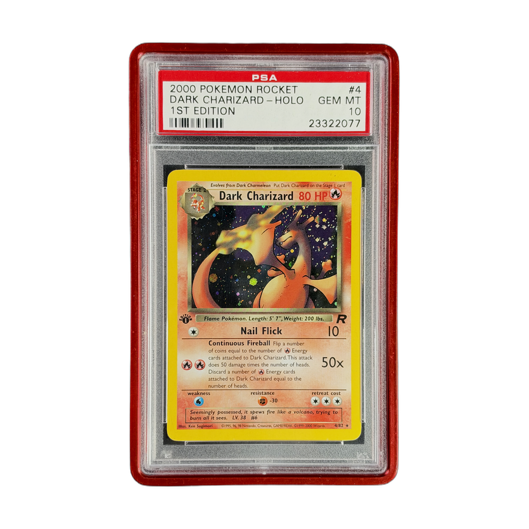 PSA 10 Team Rocket Dark Charizard #4 1st Edition (Holo)